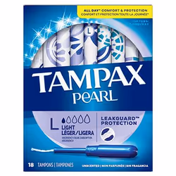 TAMPAX Pearl Light, 18 pièce(s)