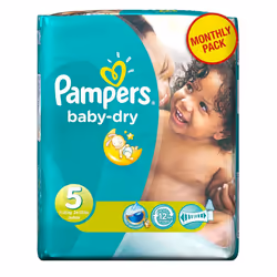 Pampers Junior, Garçon/Fille, 11 kg, 25 kg, 144 pièce(s)