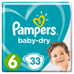 Pampers 81663648 couche jetable Garçon/Fille 6 33 pièce(s)