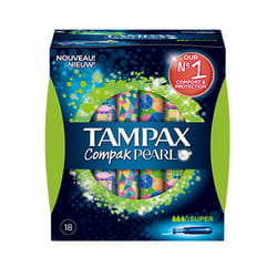 TAMPAX Compak Pearl Super Tampon 18 pièce(s)