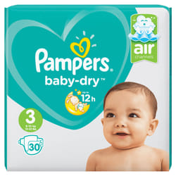 Pampers 81662802 couche jetable Garçon/Fille 3 30 pièce(s)