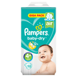 Pampers Active Baby-Dry 81657821 couche jetable Garçon/Fille 4 112 pièce(s)