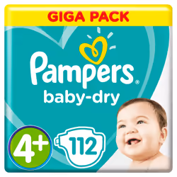Pampers Active Baby-Dry 81657821 couche jetable Garçon/Fille 4 112 pièce(s)