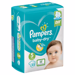 Pampers Active Baby-Dry 81657546 couche jetable Garçon/Fille 5 23 pièce(s)