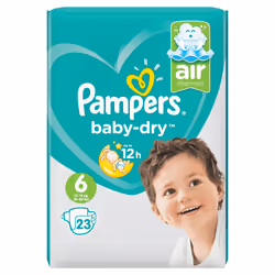 Pampers Active Baby-Dry 81676625, Garçon/Fille, Couche-culotte, 13 kg, 18 kg, Multicolore, Velcro