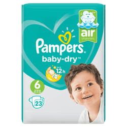 Pampers Active Baby-Dry 81676625 couche jetable Garçon/Fille 6 23 pièce(s)