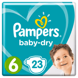 Pampers Active Baby-Dry 81676625 couche jetable Garçon/Fille 6 23 pièce(s)