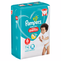 Pampers 81666626 couche jetable Garçon/Fille 6 19 pièce(s)
