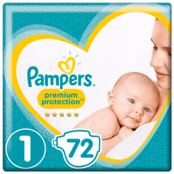 Pampers 81665621 couche jetable Garçon/Fille 1 72 pièce(s)