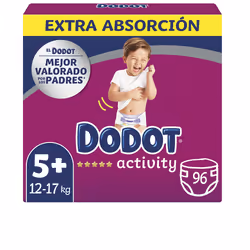 Couches Dodot Activity Extra taille 5 12-17 kg 96 u