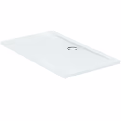 Receveur de douche ultra plat rectangulaire matériau en acrylique sanitaire fabriqué selon DIN 14527 revêtement extérieur ren ...