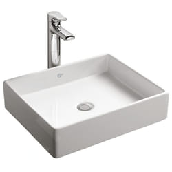 Ideal Standard - Lavabo à poser 500x420 blanc sans trop plein