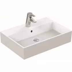 Lavabo céramique avec trop-plein dimensions : 600 x 420 x 145 mm matériau : céramique sanitaire, face inférieure meulée, face ...