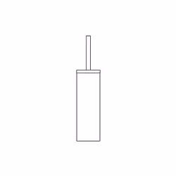 Ideal Standard garniture de toilette IOM verre A9108MY, reposant sur le sol, chromé , y compris la fixation set-propre, desig ...