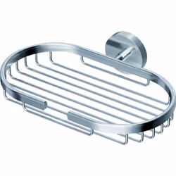 Porte-savon grille ensemble de fixation compris matériau - métal 2 éléments de fixation cachés design fonctionnel pour un mon ...