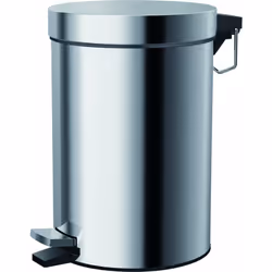 Poubelle de WC volume 3l garniture plastique intérieure amovible design fonctionnel pour un montage et un entretien faciles
