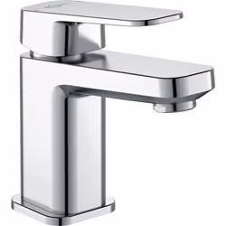 Caractéristiques du Mitigeur lavabo monotrou avec tirette et bonde, Chrome, Ideal Standard Tonic II (A6330AA) : Bec fixe à je ...