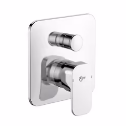 Mitigeur bain-douche - IDEAL STANDARD - TONIC II - Chromé - Économie deau - Mural