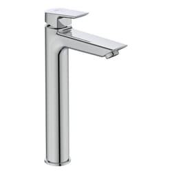 Mitigeur lavabo Tesi réhaussé sans tirette sans vidage chrome