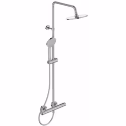 Le set de douche CeraTherm T50 avec inverseur comprend une douche de tête métallique IdealRain diamètre de la douche de tête  ...