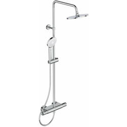 CeraTherm - Colonne de douche T50 avec thermostat, 20 cm, 3 jets, chrome A7230AA - Ideal Standard