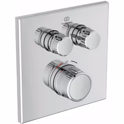 Mitigeur thermostatique de douche, encastré conception : chrome cartouche thermostatique FirmaFlow levier métallique avec tec ...