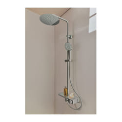 Ceratherm Système de douche S200 A7331AA rond, avec étagère, chromé - Ideal Standard