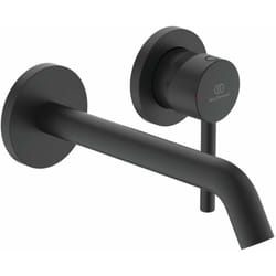Ideal Standard - CeraLine - Mitigeur de lavabo encastré, installation 2 trous, noir A6938XG