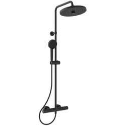 CeraTherm - Set de douche avec thermostat, diamètre 26 cm, 2 jets, noir soyeux A7210XG - Ideal Standard