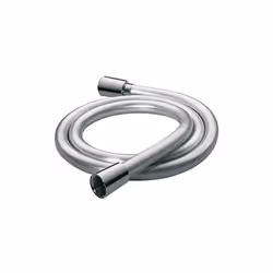 Tuyau de douche ''Idealflex'' 1600 mm en plastique. Couleur argent. Filetage de raccordement G1/2 x G1/2. Surface : Chrome Fa ...