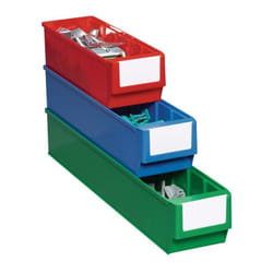 Boîte pour étagère L300xl183xH81 mm vert polypropylène