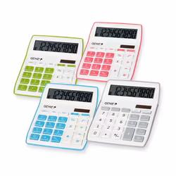 Genie 840 G calculatrice Bureau Calculatrice à écran Vert, Blanc