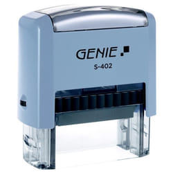 Genie S-402 Auto-encreur Tampon personnalisable