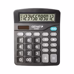 Genie 225 BD calculatrice Bureau Calculatrice basique Noir