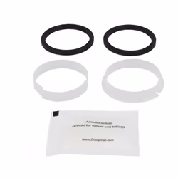 Kit de joins pour bec orientable Hansavantis évier 52482203. Joints noir : - Diamètre extérieur joints noir : 44mm - Diamètre ...
