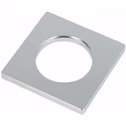 Rosette X-plate couleur: chrome carrée dimensions: 55 x 55 mm Ø intérieur : cca 35 mm