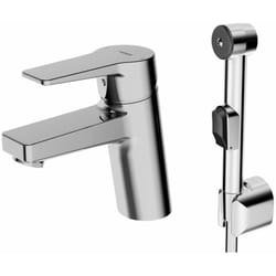 Twist - Mitigeur de lavabo avec douchette, chrome 09302203 - Hansa