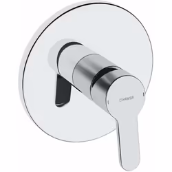Mitigeur de douche encastré matériau : laiton, coloris : chrome débit : 22 l/min pour 1 sortie montage sur corps d’encastreme ...