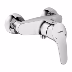 Hansa douche mélangeur Hansamix 01670183 Corps: laiton DR (MS 63) Levier de commande (métal) (-) W + K marquage vers le bas d ...
