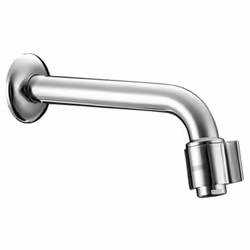 HANSA HANSANOVA 1x robinetterie de lavabo, mitigeur monocommande peut être raccourci montage mural saillie 186 mm 1 conduite  ...