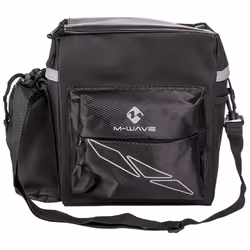 Sacoche de guidon M-Wave Clip-On 30x30x12cm - Noir - Vélo loisir mixte