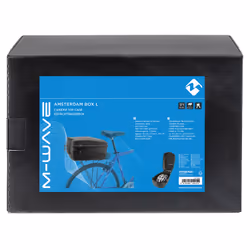 M-Wave Amsterdam Box L Arrière Porte bagage de velo 17 L Plastique Noir - Vue supplémentaire 4