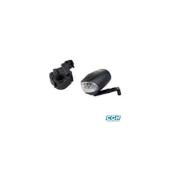 Eclairage vélo avant - M-WAVE - 3 LEDs - Dynamo manuelle - 3 modes déclairage - Gris