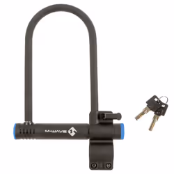M-Wave B 245, Verrou en U, Noir, Clé, 197 mm, 245 mm, 1,4 cm