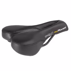 Velo Basic Deep Channel, Selle de vélo, Piste, Unisexe, Noir, Monochromatique, 16,5 cm