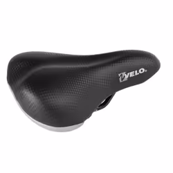 Velo Children, Selle de vélo, Ville, Unisexe, Noir, Gris, Monochromatique, 15,3 cm