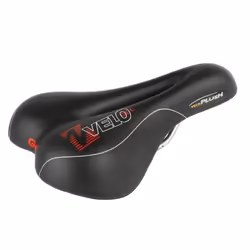 Velo Plush Gel D2, Selle de vélo, Piste, Unisexe, Noir, Rouge, Image, Aluminium