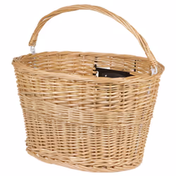 M-Wave BA-FW, Devant, Panier de vélo, Marron, 380 mm, 270 mm, 280 mm