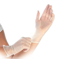 GANTS EN VINYLE NON POUDRÉS - FRANZ MENSCH - TAILLE XL - TRANSPARENT - JETABLES - 100 UNITÉS