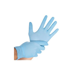 Franz Mensch Hygostar Safe Virus Lot De 1000 Gants D'Examen En Nitrile, Carton, Bleu, 8/m, L : 24 Cm, Gants D'Examen, Gants Jeta
